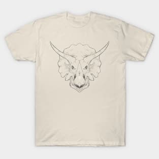 Triceratops Sketch T-Shirt